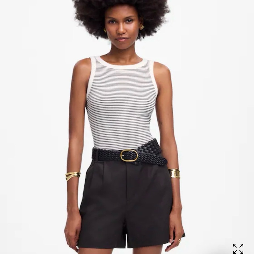 Madewell Black Twill Shorts